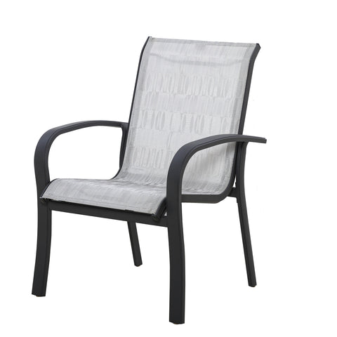 Grand Canyon Aluminum Patio Sling Stackable Dining Chair/Outdoor Dining Chair