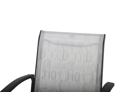 Grand Canyon Aluminum Patio Sling Stackable Dining Chair/Outdoor Dining Chair