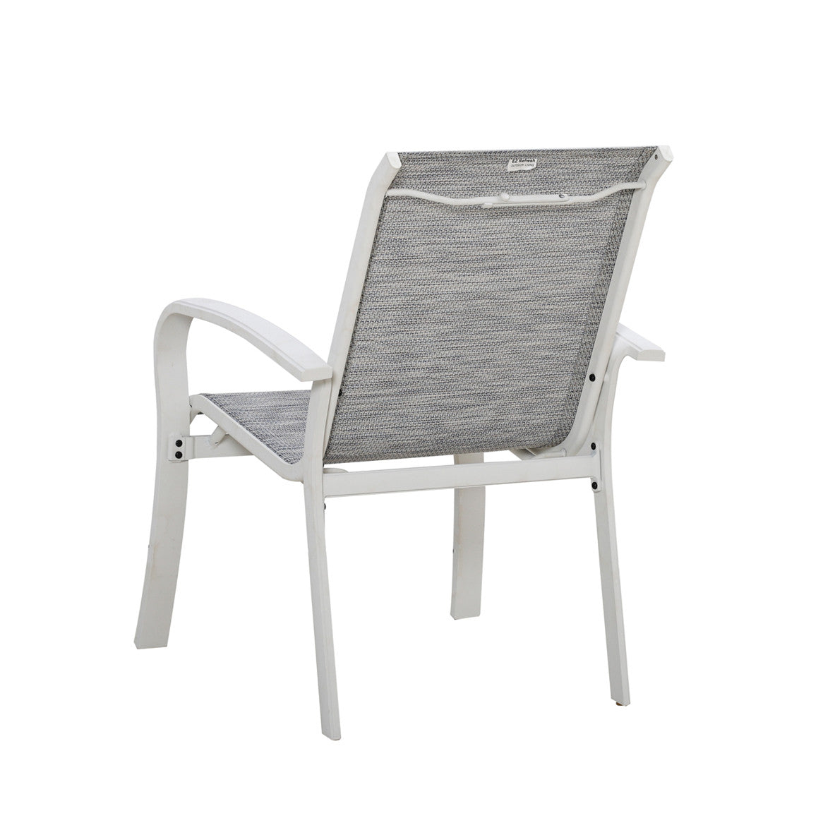 Redwood Patio Aluminum Sling Stackable Dining Chair/Outdoor Dining Chair Set of 2