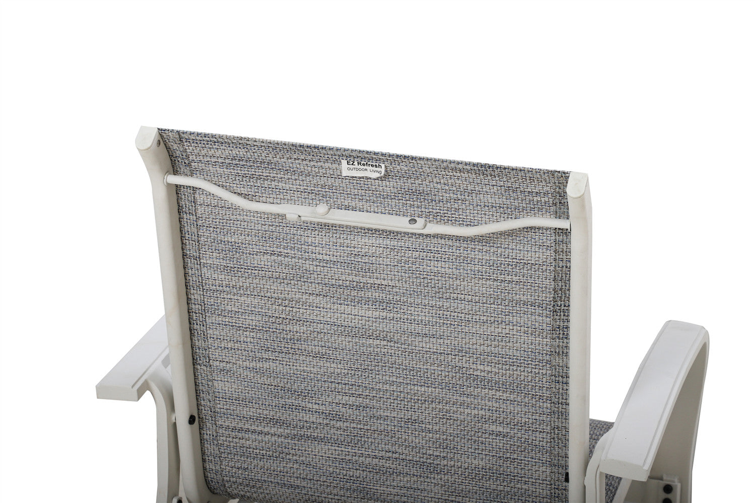 Redwood Patio Aluminum Sling Stackable Dining Chair/Outdoor Dining Chair Set of 2