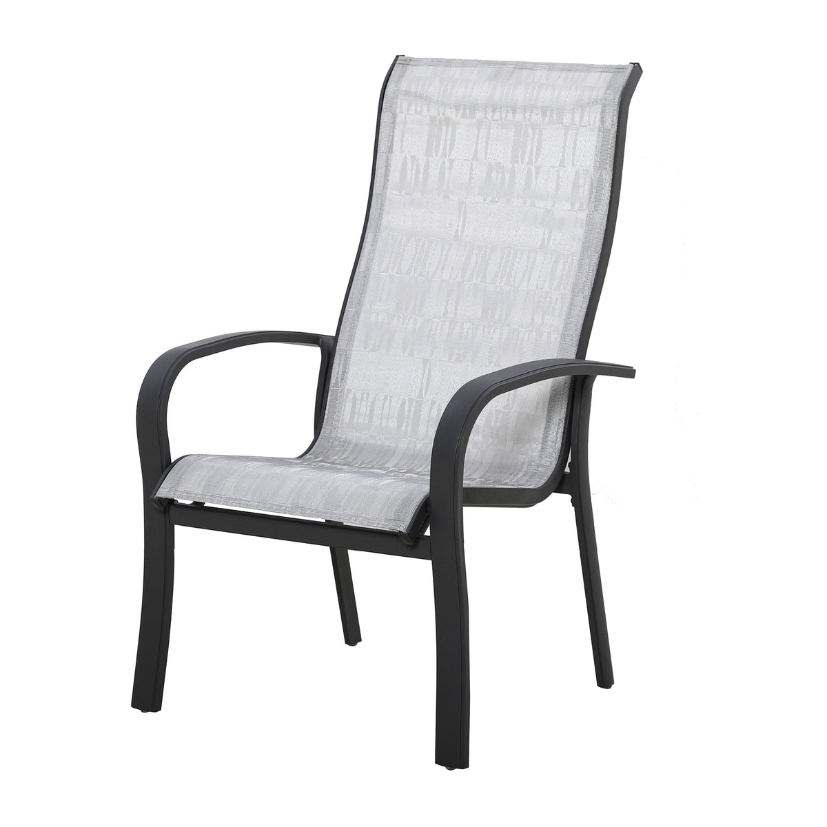 Grand Canyon Aluminum Patio Sling Stackable Dining Chair/Outdoor Dining Chair