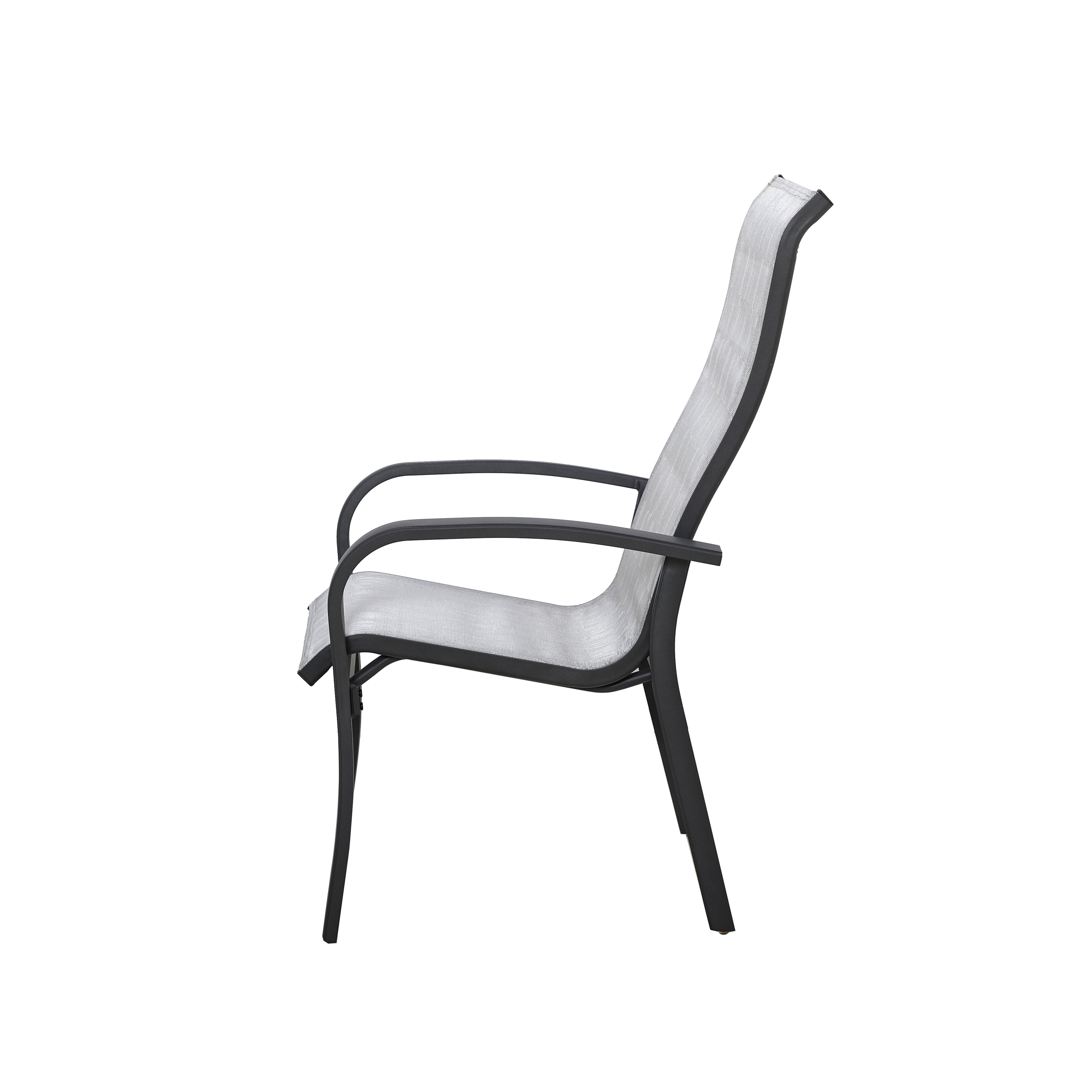 Grand Canyon Aluminum Patio Sling Stackable Dining Chair/Outdoor Dining Chair