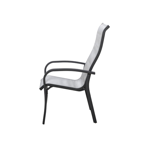 Grand Canyon Aluminum Patio Sling Stackable Dining Chair/Outdoor Dining Chair